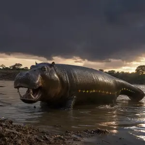 Electric eel + Hippopotamus